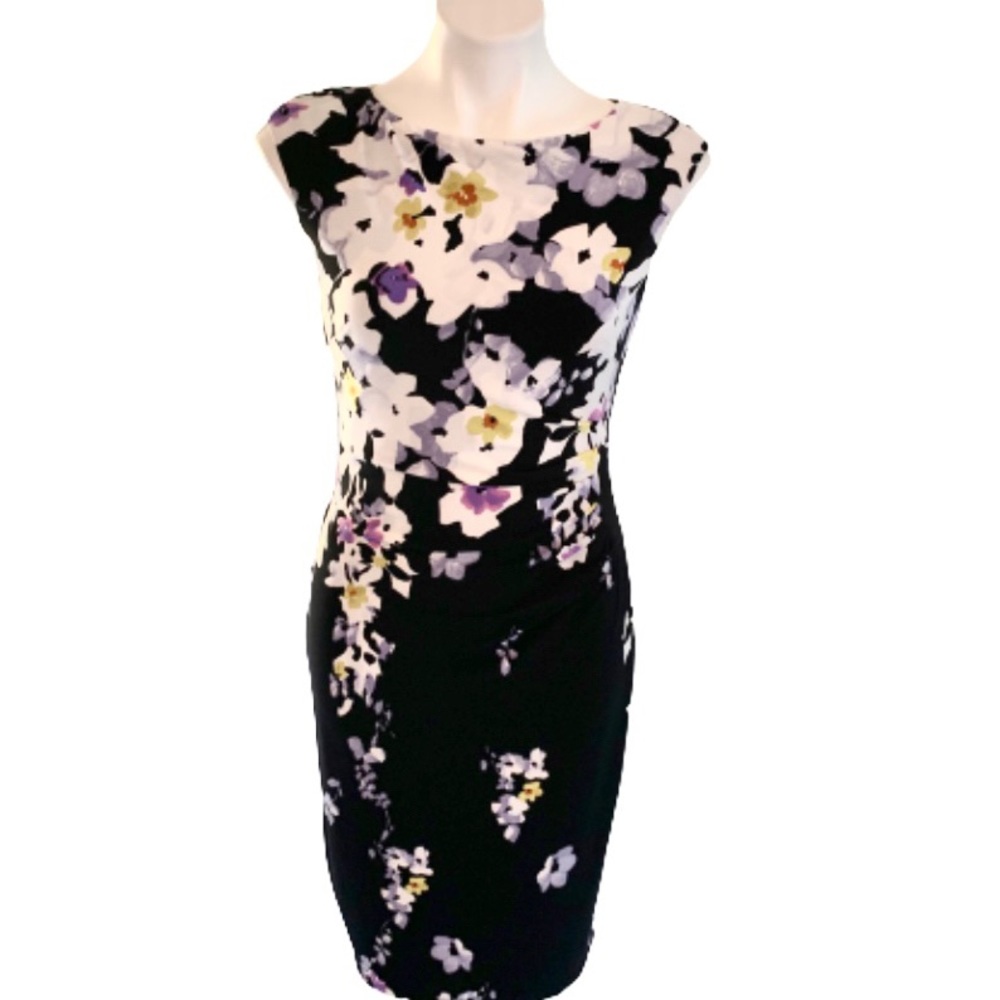Ralph Lauren Floral Slimming Sexy Dress. - Picture 2 of 6
